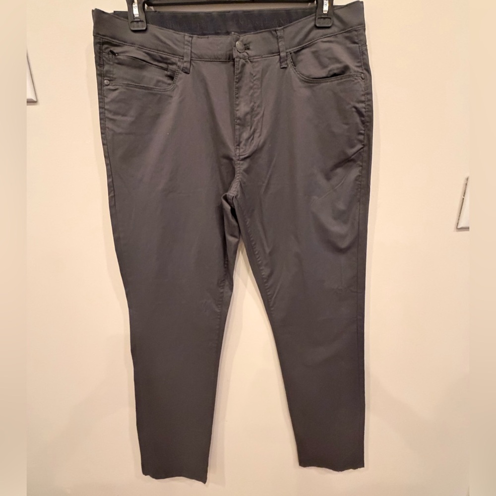 English‎ Laundry Men’s Gray Slim Fit Stretch Chino Pants Casual Dress 36x34